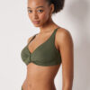 Klasik Üçgen Bikini Üstü Premium Sculpt