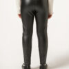 Kız Çocukları İçin Leather Effect Termal Tayt
