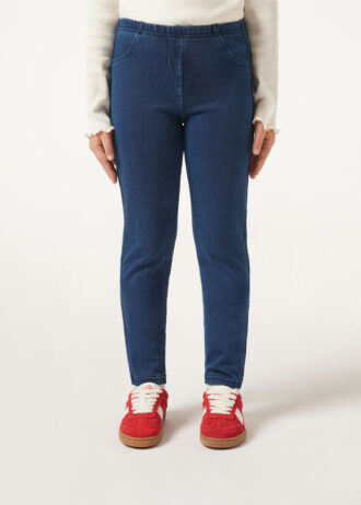 Kız Çocukları İçin Thermal Denim Tayt