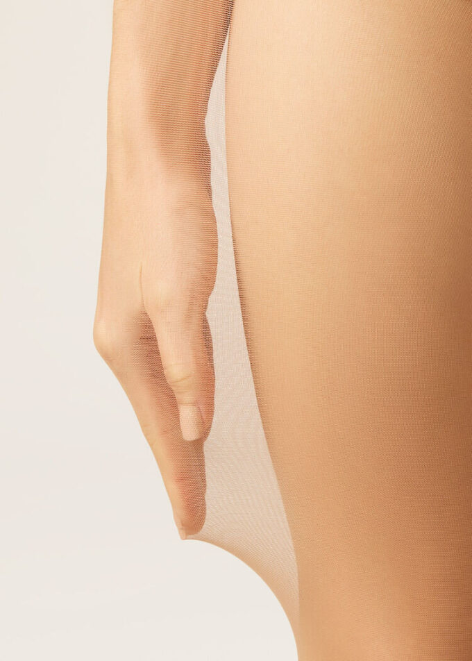 Nude Feeling 40 Denye Şeffaf Tayt