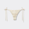 Pailletli file Brezilya Kesim bikini alt