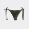 Pailletli file Brezilya Kesim bikini alt