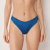 Parıltılı Saten Brezilya Kesim Bikini Altları