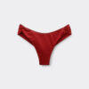 Parıltılı Saten Brezilya Kesim Bikini Altları