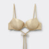 Push-up Bikini Üstü Altın Dalgalar