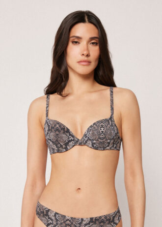 Push-up Bikini Üstü Classic Snake