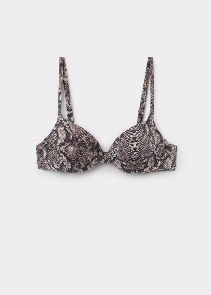 Push-up Bikini Üstü Classic Snake