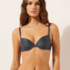 Push-up Bikini Üstü Parlak Piton