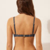 Push-up Bikini Üstü Parlak Piton