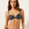 Push-up Bikini Üstü Parlak Piton