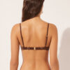 Push-up Bikini Üstleri Parlak Saten