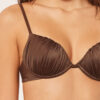 Push-up Bikini Üstleri Parlak Saten