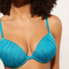 Push-up Bikini Üstleri Parlak Saten