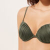 Push-up Bikini Üstleri Parlak Saten