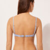 Push-up Bikini Üstleri Parlak Saten