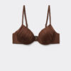 Push-up Bikini Üstleri Parlak Saten
