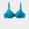 Push-up Bikini Üstleri Parlak Saten