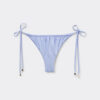 Saten Brezilya Kesimli İpli Bikini Altları