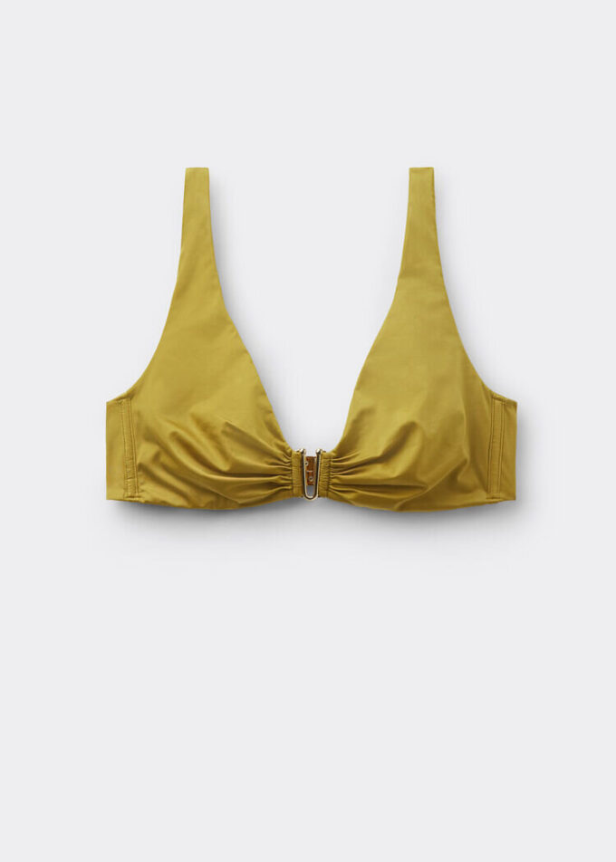 Tankini Üstü Parlak Saten