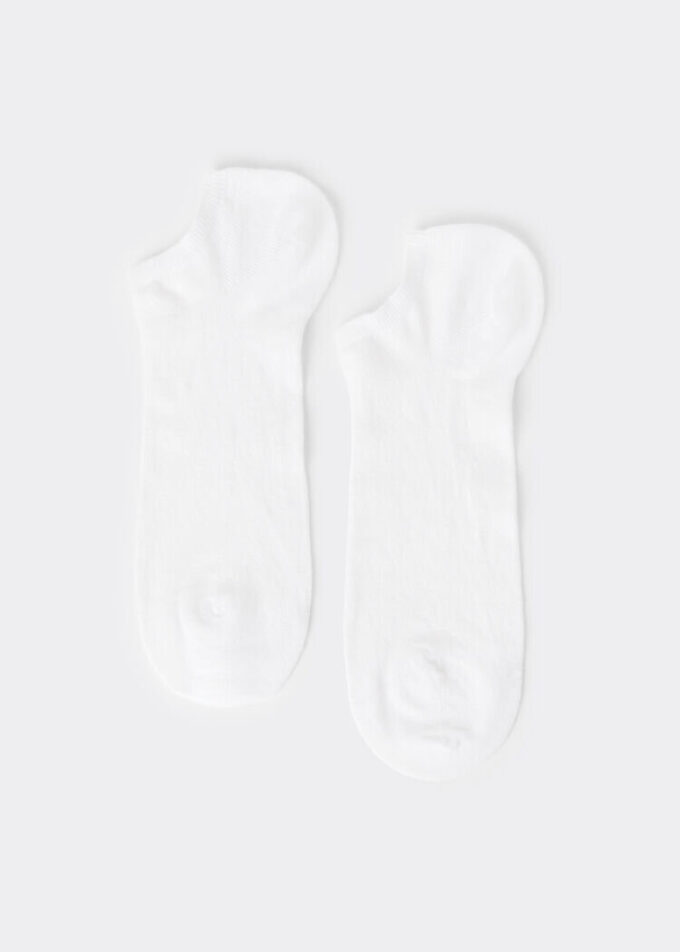 Unisex Pamuk ve Keten Görünmez Çoraplar