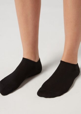 Unisex Pamuklu Görünmez Çoraplar