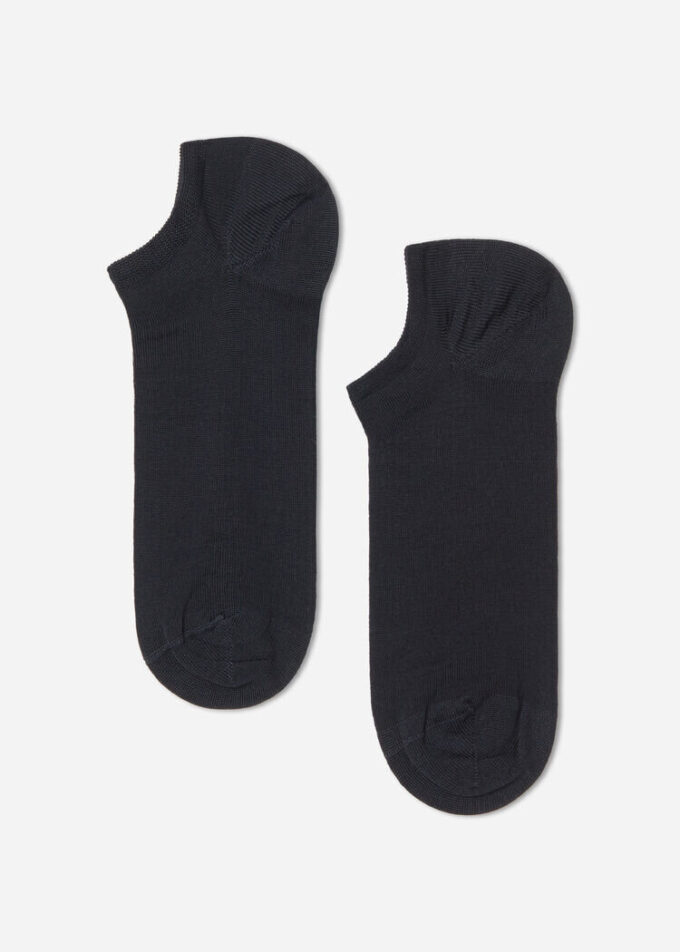 Unisex Pamuklu Görünmez Çoraplar