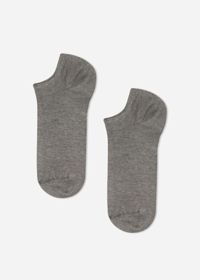 Unisex Pamuklu Görünmez Çoraplar