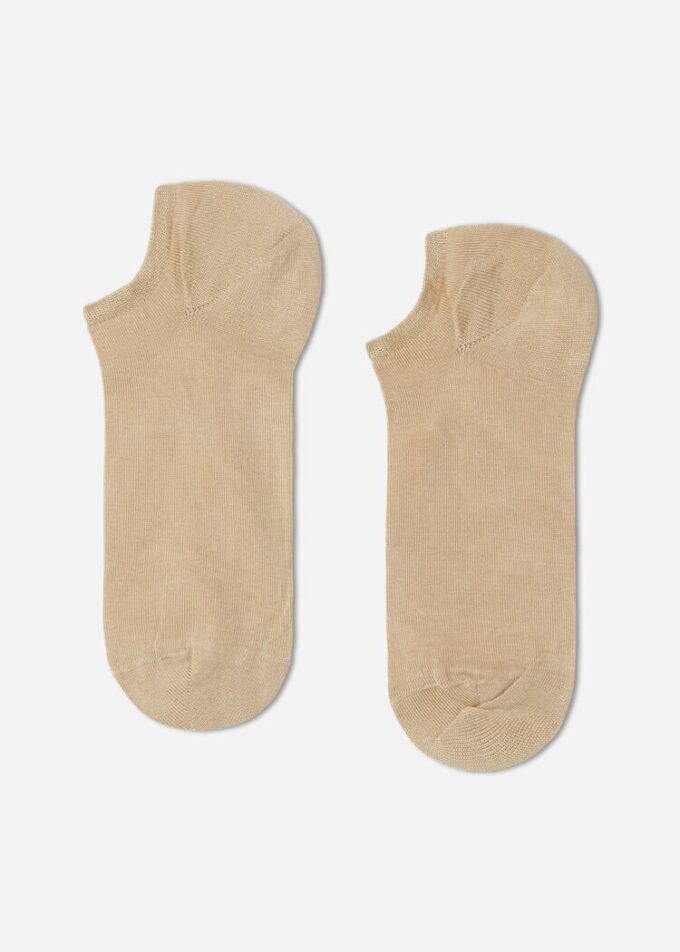 Unisex Pamuklu Görünmez Çoraplar
