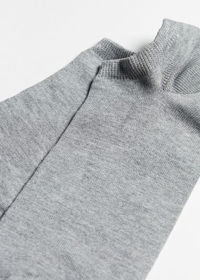 Unisex Pamuklu Görünmez Çoraplar