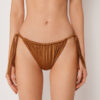 Yandan Bağlamalı Bikini Slip Parlak Saten