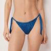 Yandan Bağlamalı Bikini Slip Parlak Saten