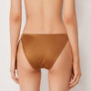 Yandan Bağlamalı Bikini Slip Parlak Saten