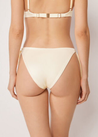 Yandan Bağlamalı Bikini Slip Parlak Saten