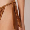 Yandan Bağlamalı Bikini Slip Parlak Saten